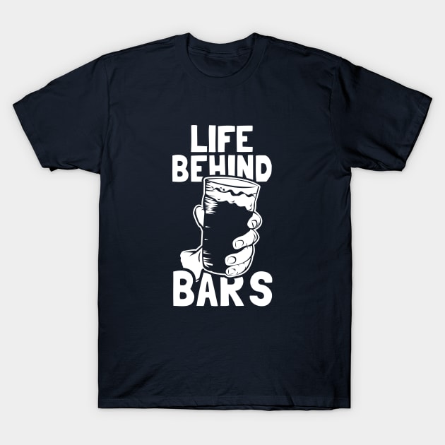 Life Behind Bars T-Shirt by dumbshirts